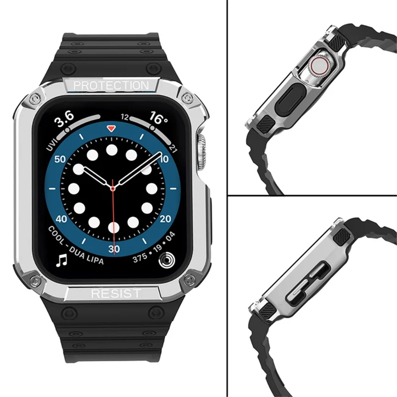 Apple Watch Series 7 41mm Plastik und Silikon / TPU armband
