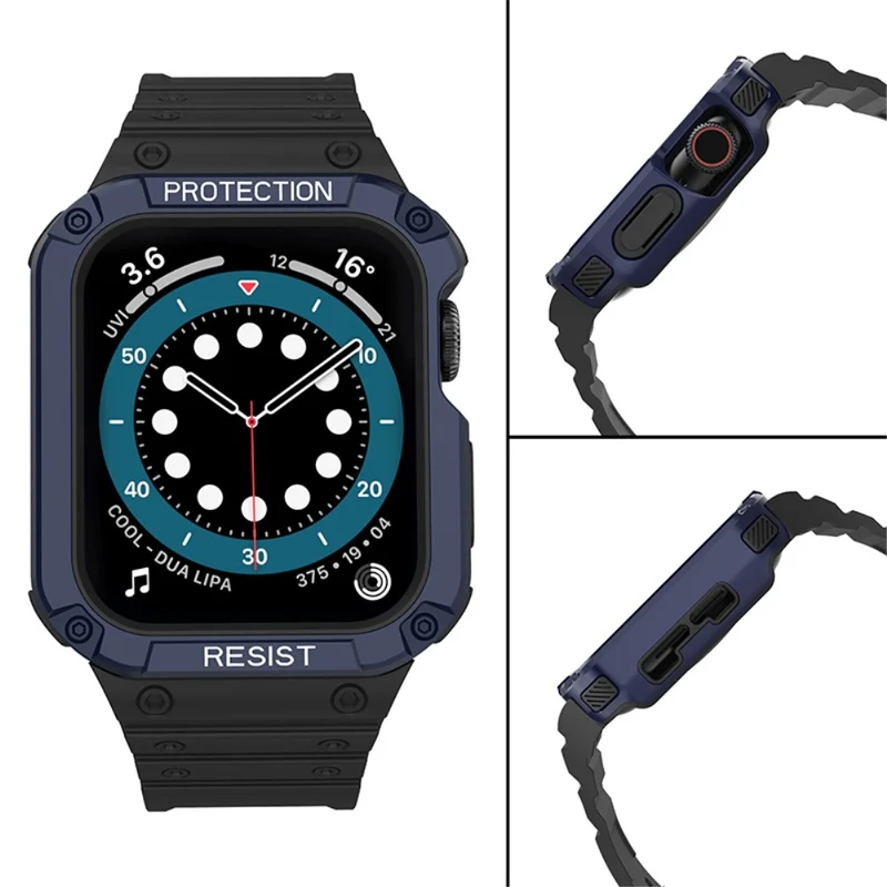 Apple Watch Series 7 41mm Plastik und Silikon / TPU armband