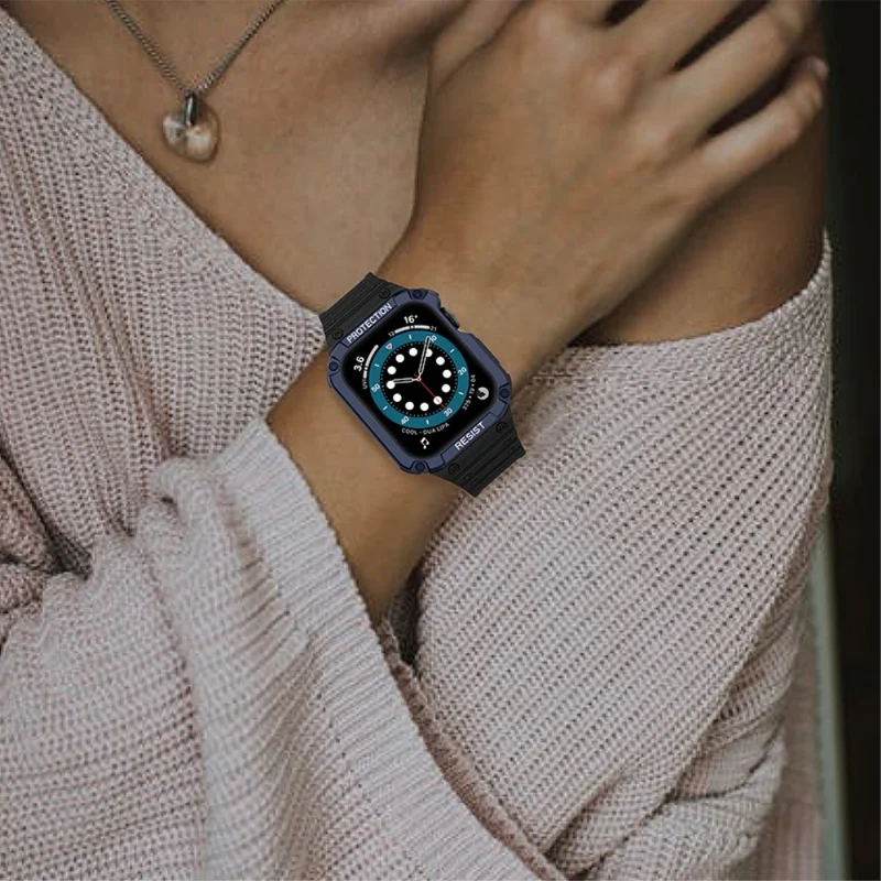 Apple Watch Series 7 41mm Plastik und Silikon / TPU armband