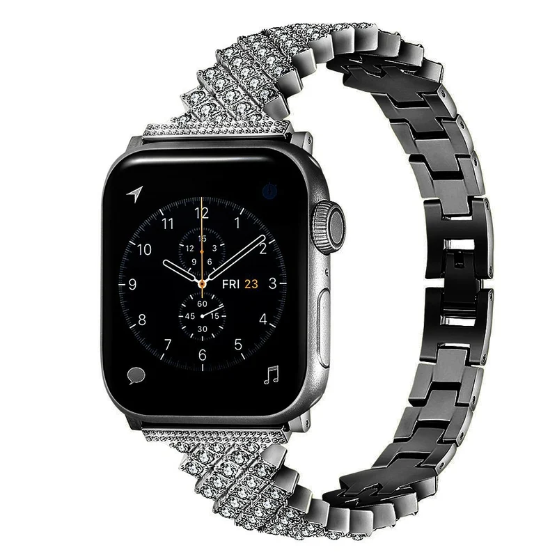 Stark Apple Watch Series 7 41mm Metall und Strass armband