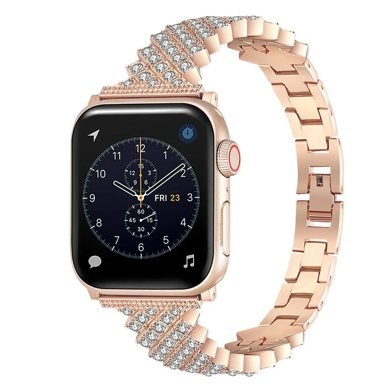Stark Apple Watch Series 7 41mm Metall und Strass armband