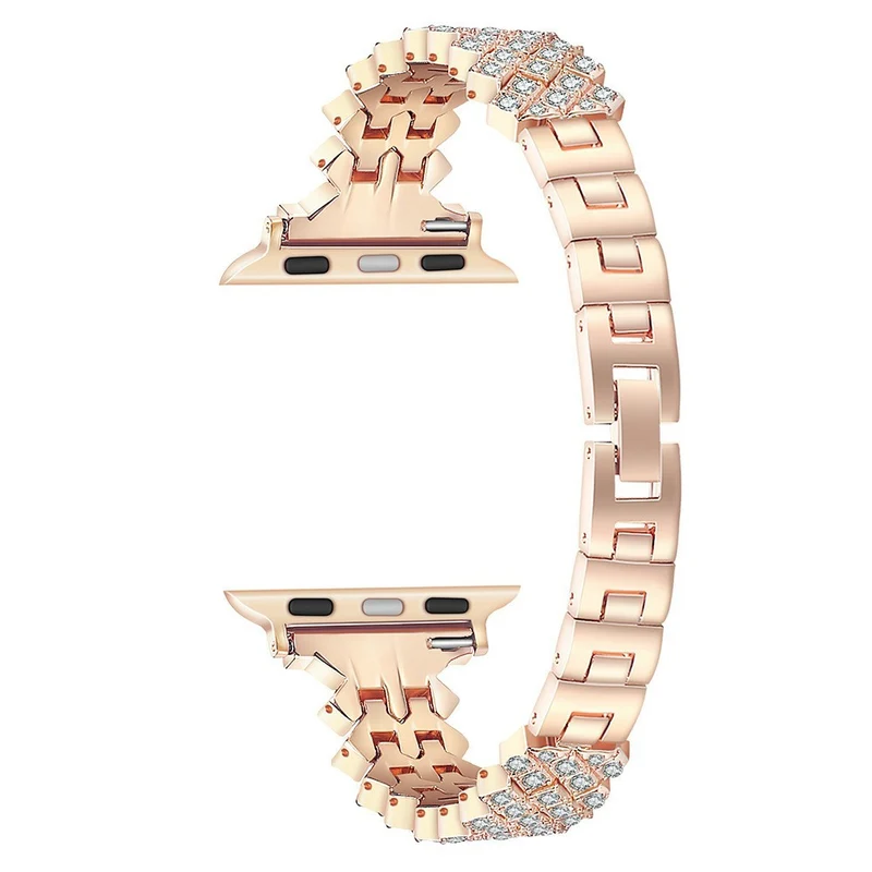 Stark Apple Watch Series 7 41mm Metall und Strass armband