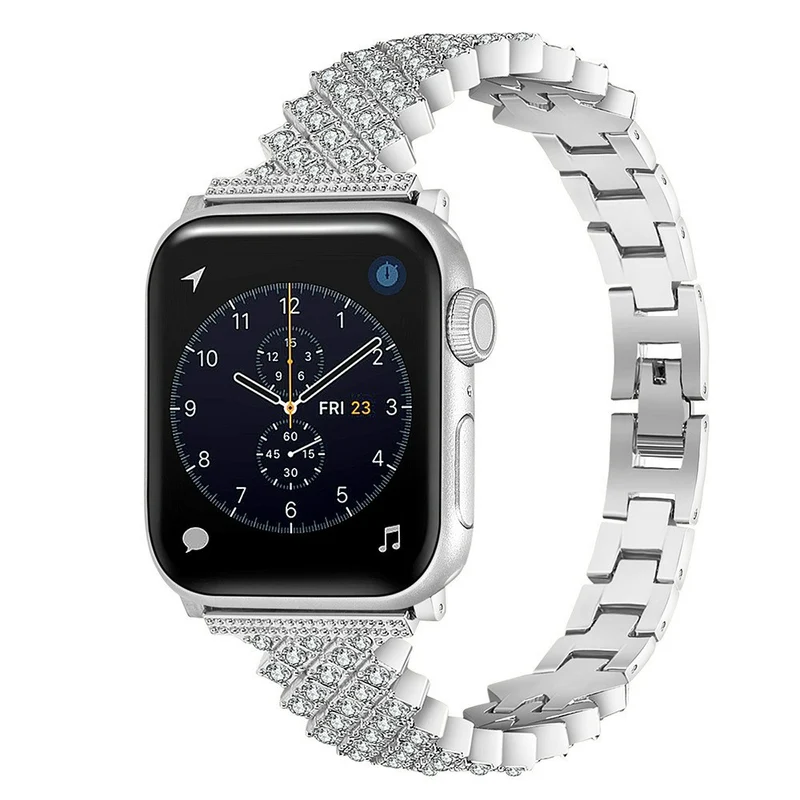 Stark Apple Watch Series 7 41mm Metall und Strass armband