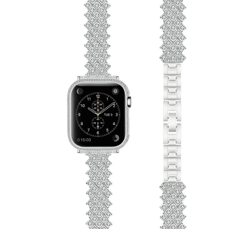 Stark Apple Watch Series 7 41mm Metall und Strass armband