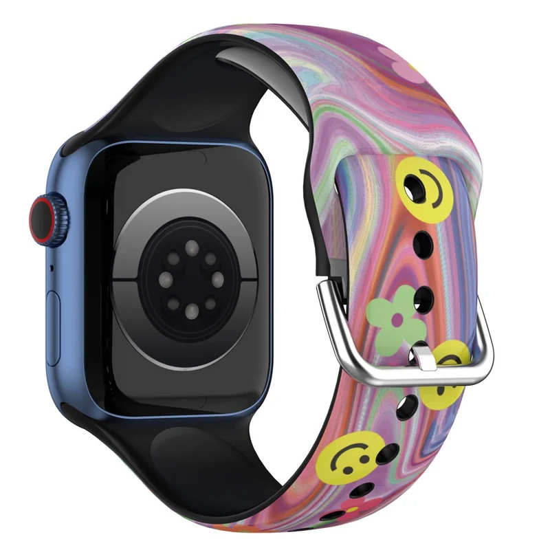 Stilvoll Apple Watch Series 7 41mm Silikon / TPU armband