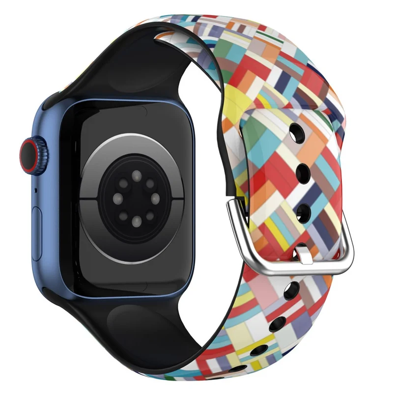 Stilvoll Apple Watch Series 7 41mm Silikon / TPU armband