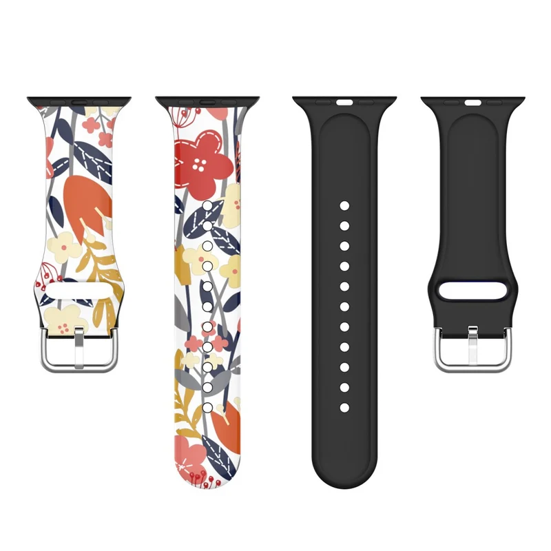 Stilvoll Apple Watch Series 7 41mm Silikon / TPU armband