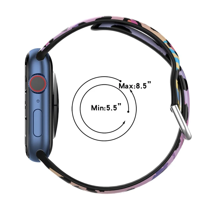 Stilvoll Apple Watch Series 7 41mm Silikon / TPU armband