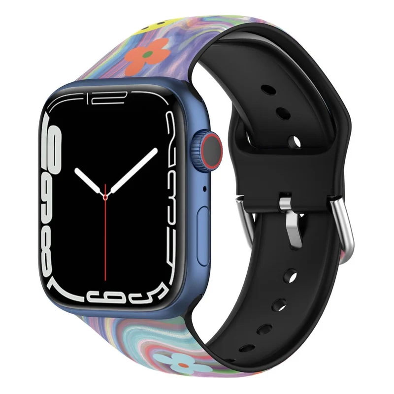 Stilvoll Apple Watch Series 7 41mm Silikon / TPU armband