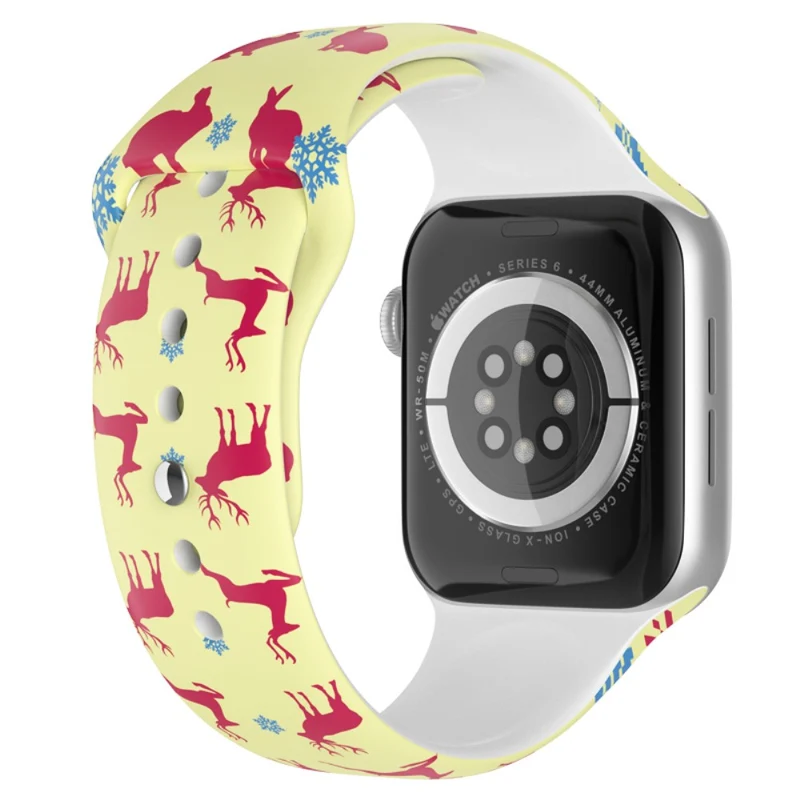 Großartig Apple Watch Series 7 41mm Silikon / TPU armband - Größe: L