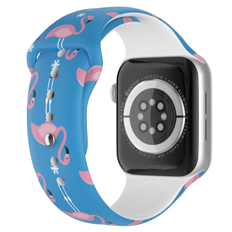 Großartig Apple Watch Series 7 41mm Silikon / TPU armband - Größe: L