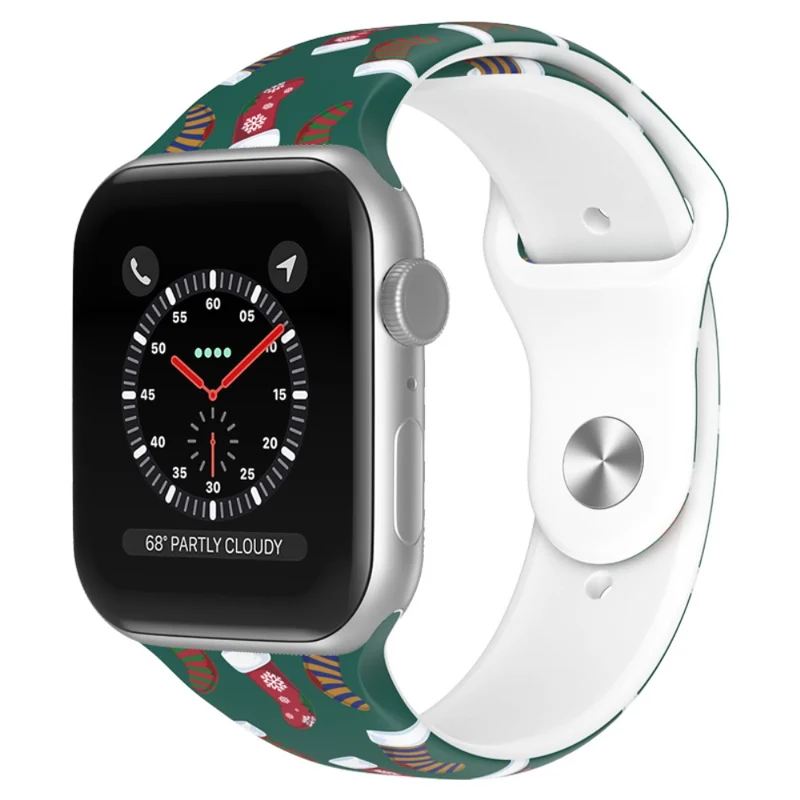 Großartig Apple Watch Series 7 41mm Silikon / TPU armband - Größe: L