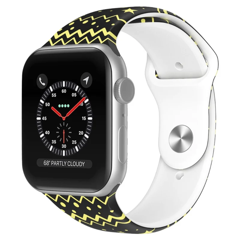 Großartig Apple Watch Series 7 41mm Silikon / TPU armband - Größe: L