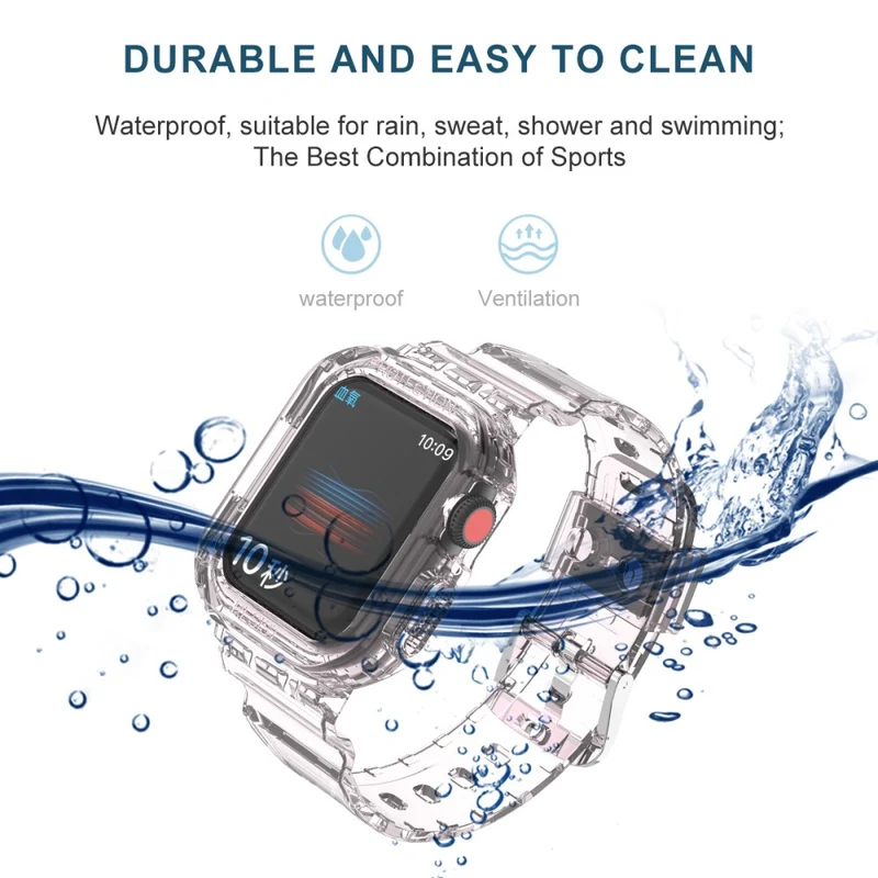 Sehr cool Apple Watch Series 7 41mm Silikon / TPU armband