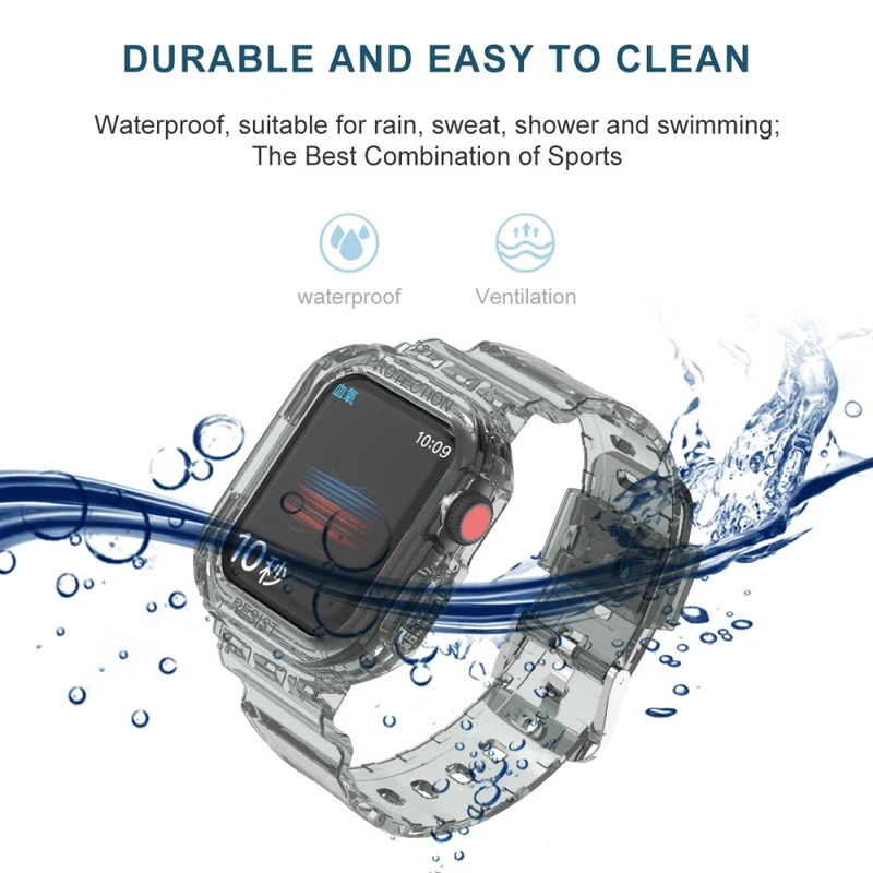 Sehr cool Apple Watch Series 7 41mm Silikon / TPU armband