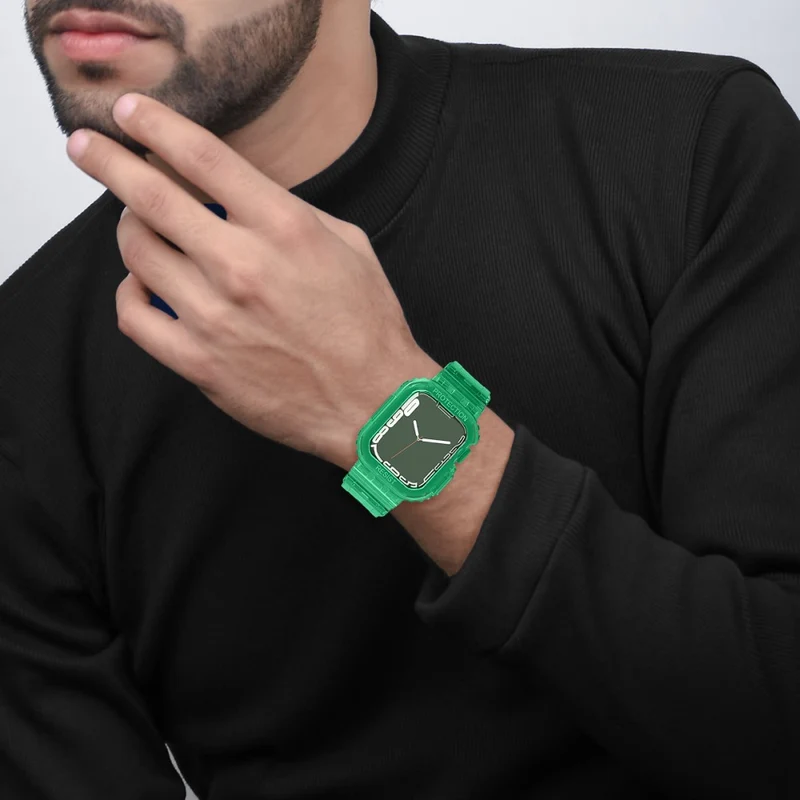 Sehr cool Apple Watch Series 7 41mm Silikon / TPU armband