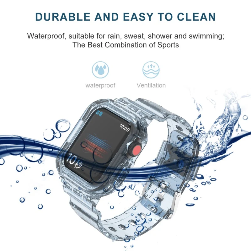 Sehr cool Apple Watch Series 7 41mm Silikon / TPU armband