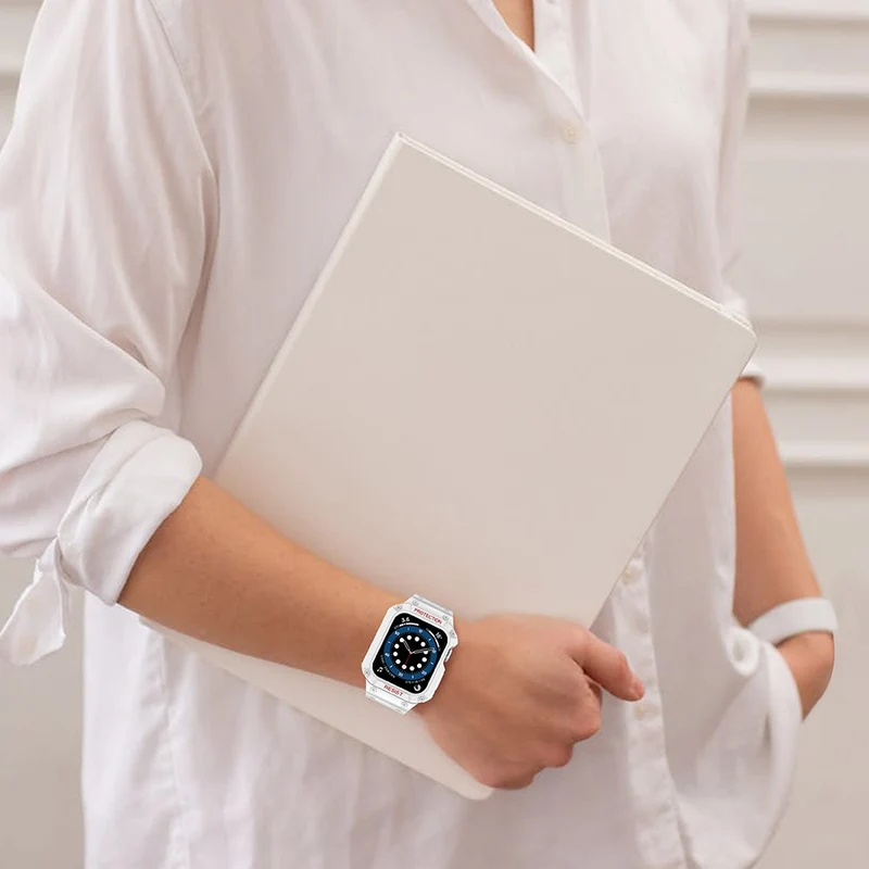 Super schön Apple Watch Series 7 41mm Silikon / TPU armband