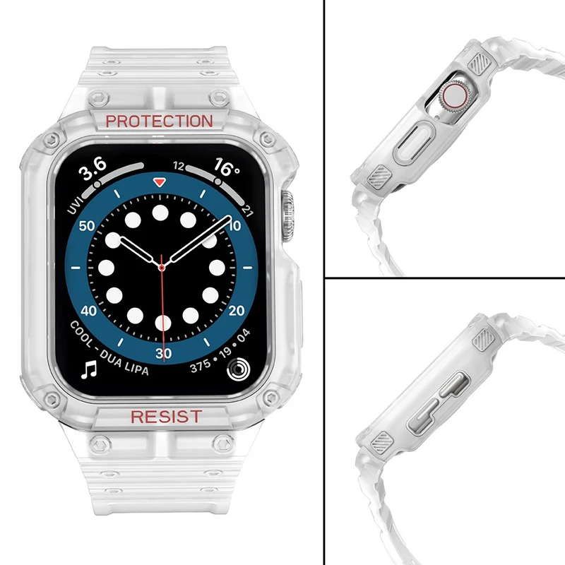 Super schön Apple Watch Series 7 41mm Silikon / TPU armband