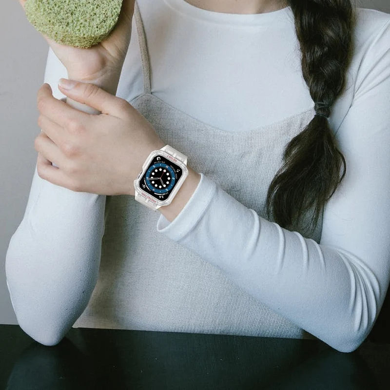 Super schön Apple Watch Series 7 41mm Silikon / TPU armband