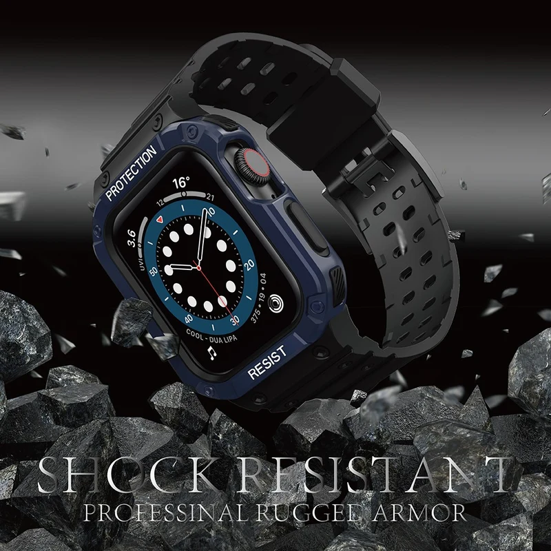 Super schön Apple Watch Series 7 41mm Silikon / TPU armband