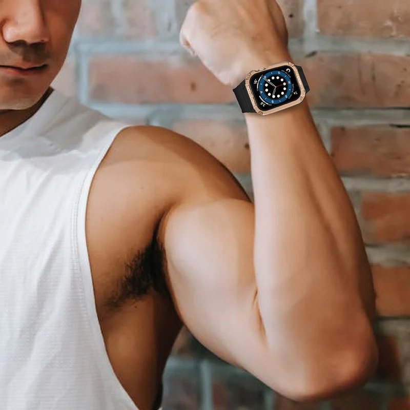 Super schön Apple Watch Series 7 41mm Silikon / TPU armband