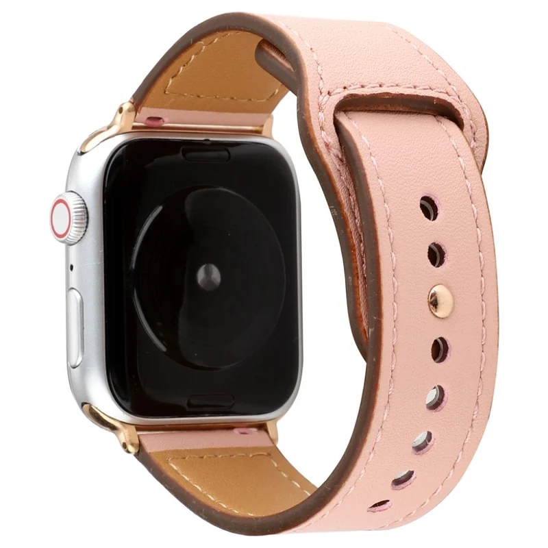 Sehr bequem Apple Watch Series 4 44mm Echtes Leder armband