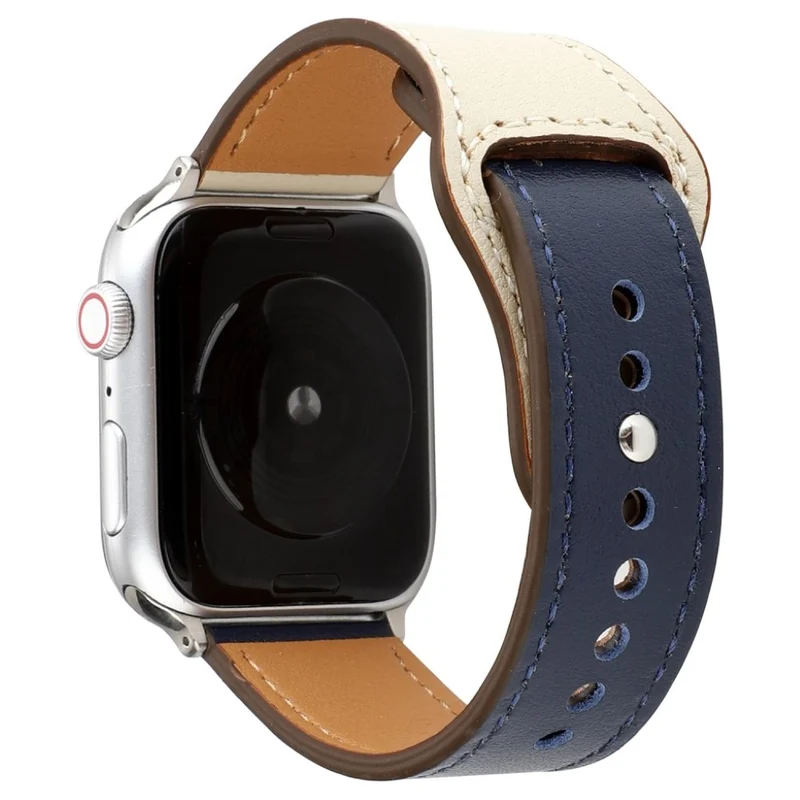 Sehr bequem Apple Watch Series 4 44mm Echtes Leder armband