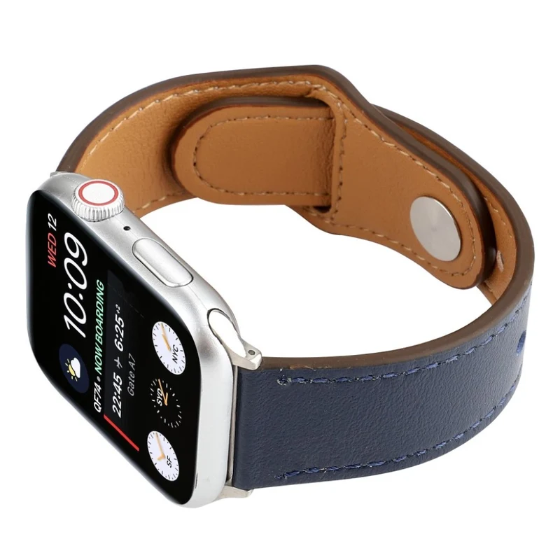 Sehr bequem Apple Watch Series 4 44mm Echtes Leder armband