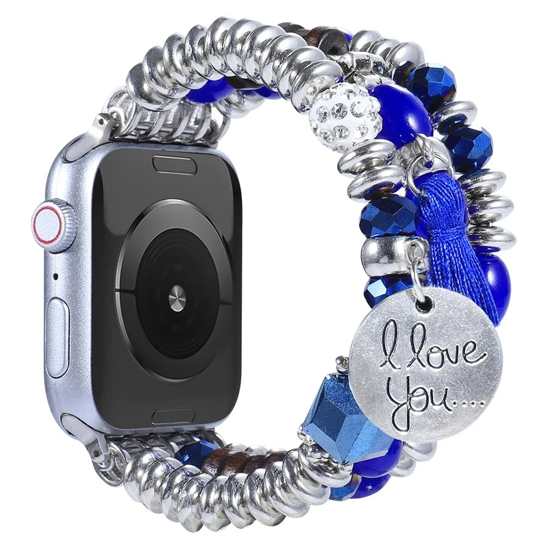 Modisch Apple Watch Series 7 41mm Textil / Nylon armband