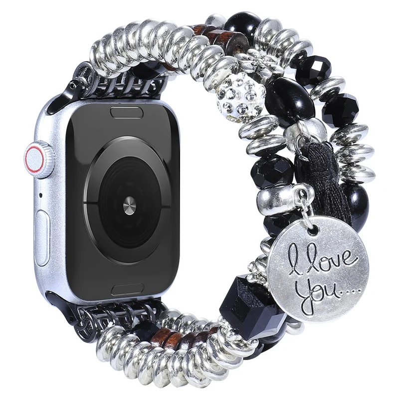 Modisch Apple Watch Series 7 41mm Textil / Nylon armband