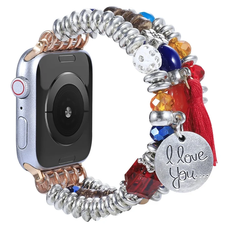 Modisch Apple Watch Series 7 41mm Textil / Nylon armband