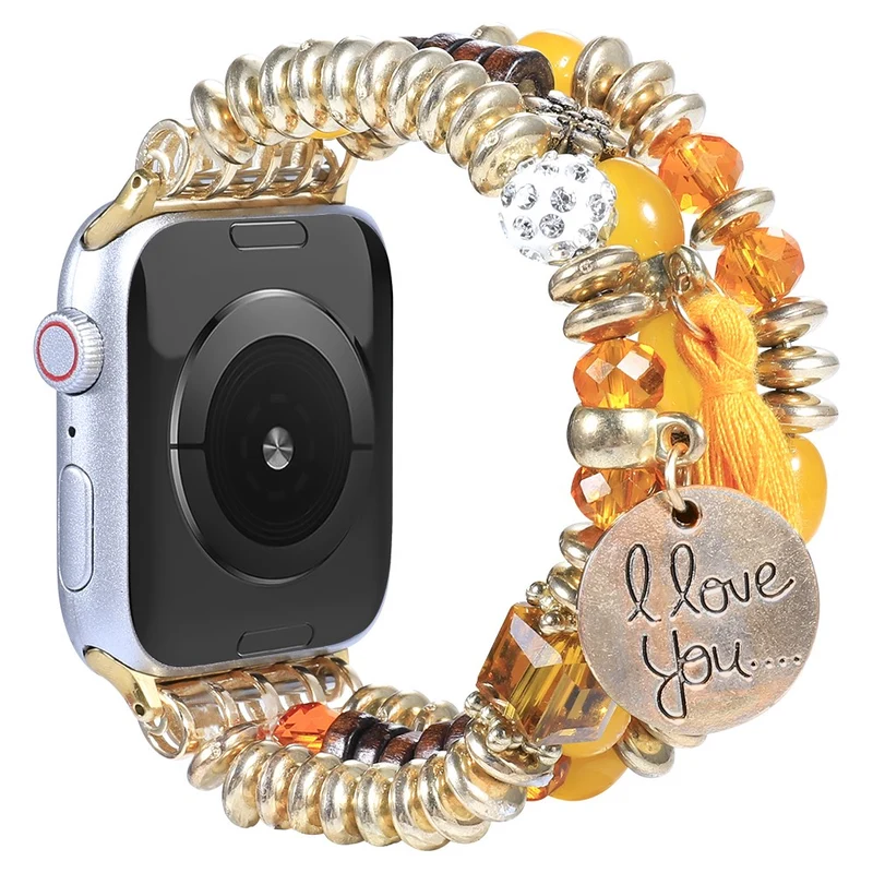 Modisch Apple Watch Series 7 41mm Textil / Nylon armband