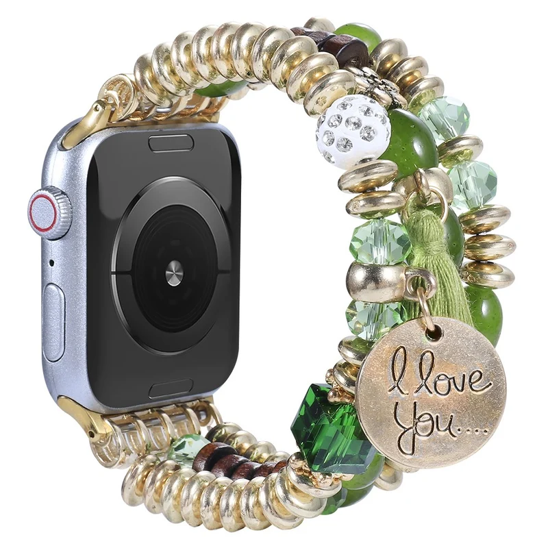Modisch Apple Watch Series 7 41mm Textil / Nylon armband