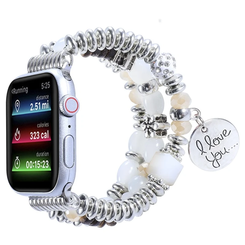 Modisch Apple Watch Series 7 41mm Textil / Nylon armband