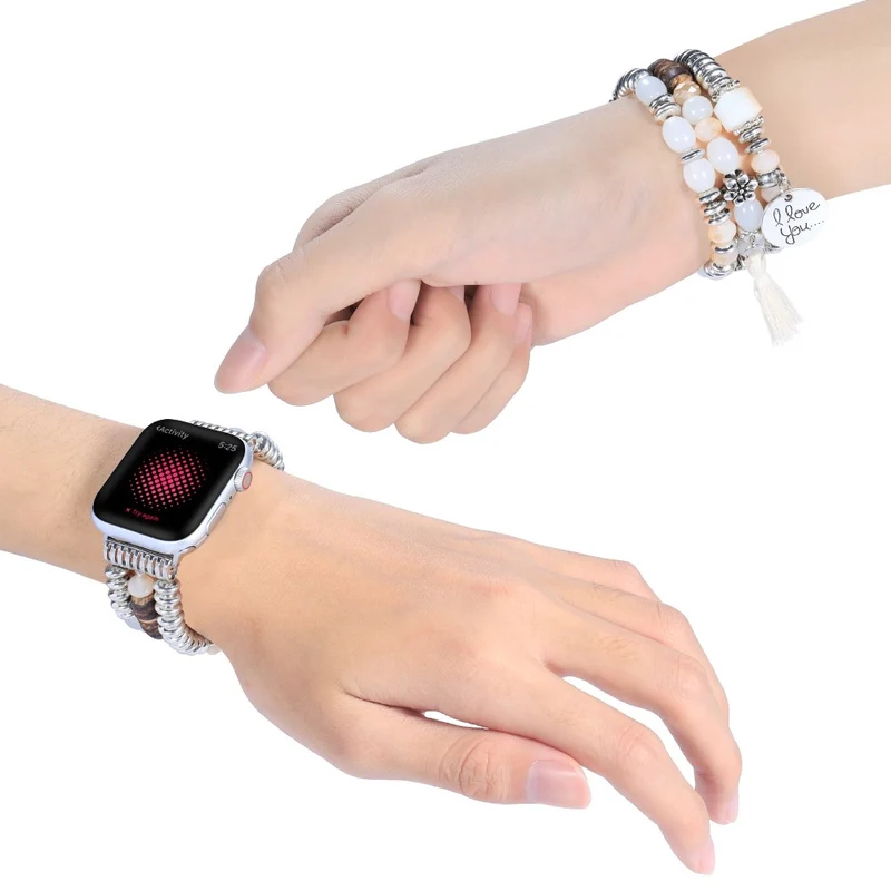 Modisch Apple Watch Series 7 41mm Textil / Nylon armband