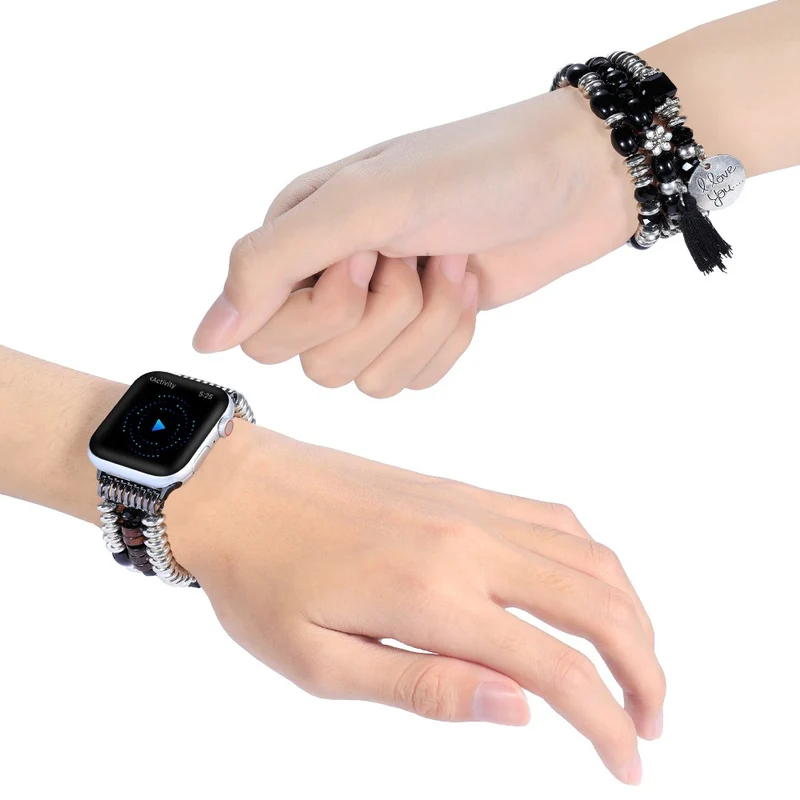 Modisch Apple Watch Series 7 41mm Textil / Nylon armband