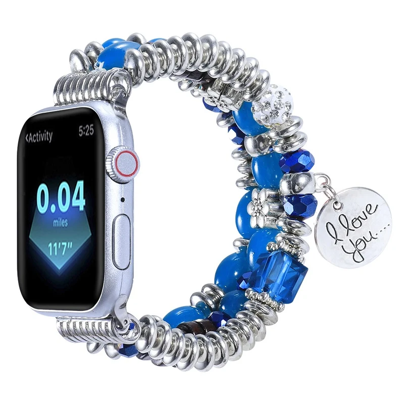 Modisch Apple Watch Series 7 41mm Textil / Nylon armband
