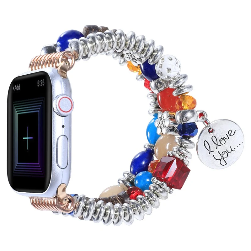 Modisch Apple Watch Series 7 41mm Textil / Nylon armband