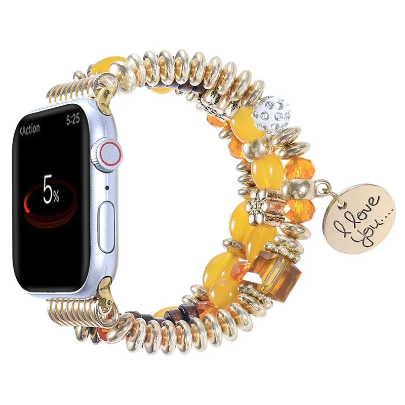 Modisch Apple Watch Series 7 41mm Textil / Nylon armband