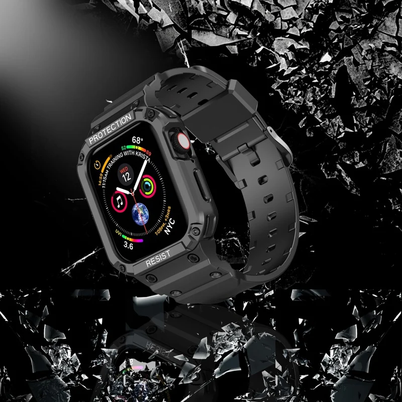 Sehr schön Apple Watch Series 7 41mm Silikon / TPU armband
