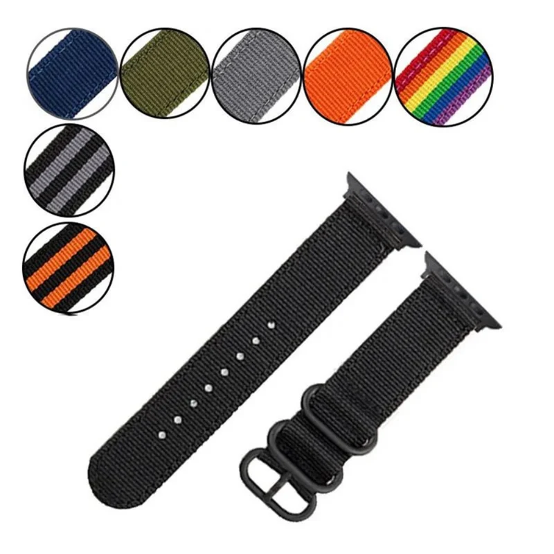Elegant Apple Watch Series 7 41mm Textil / Nylon armband
