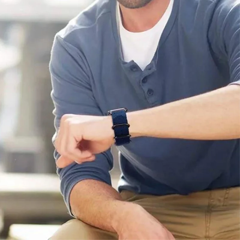 Elegant Apple Watch Series 7 41mm Textil / Nylon armband