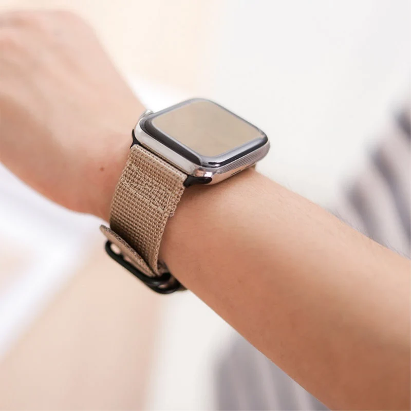 Elegant Apple Watch Series 7 41mm Textil / Nylon armband