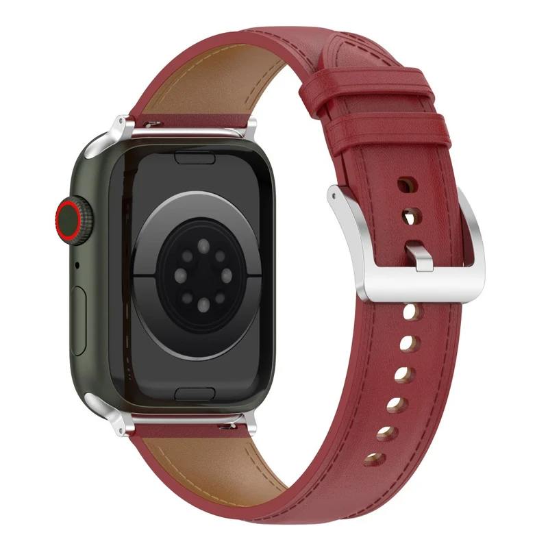 Fantastisch Apple Watch Series 7 41mm Echtes Leder armband