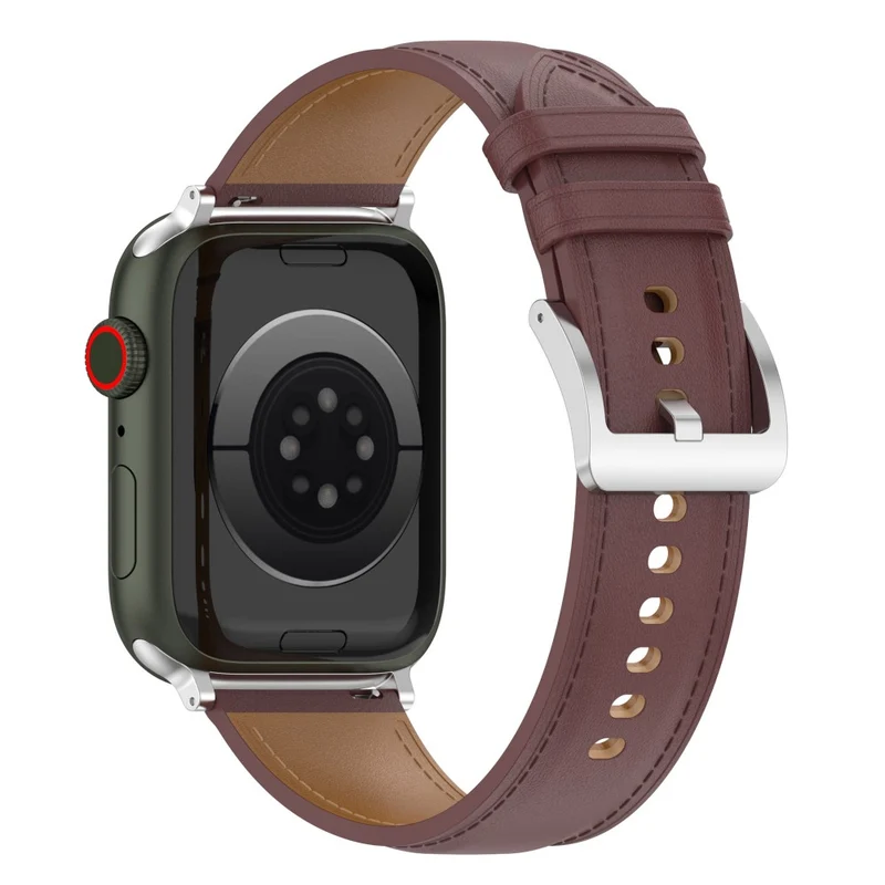 Fantastisch Apple Watch Series 7 41mm Echtes Leder armband