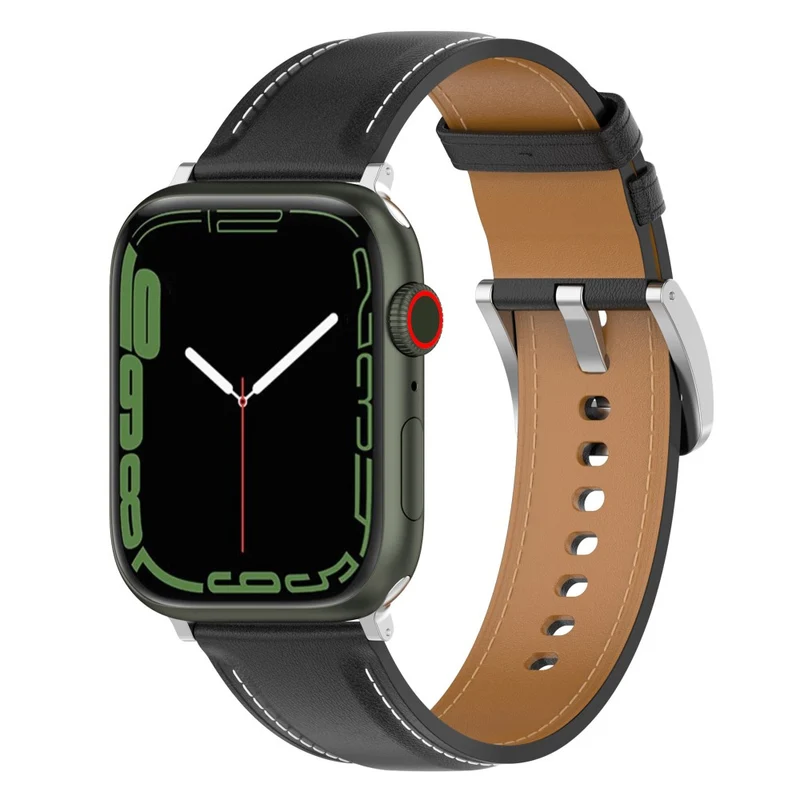 Fantastisch Apple Watch Series 7 41mm Echtes Leder armband