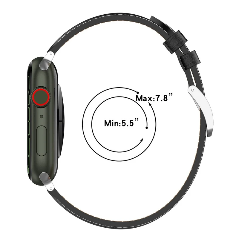 Fantastisch Apple Watch Series 7 41mm Echtes Leder armband