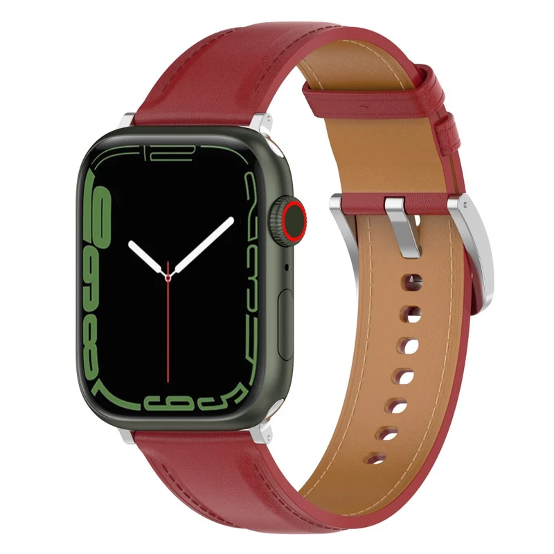Fantastisch Apple Watch Series 7 41mm Echtes Leder armband