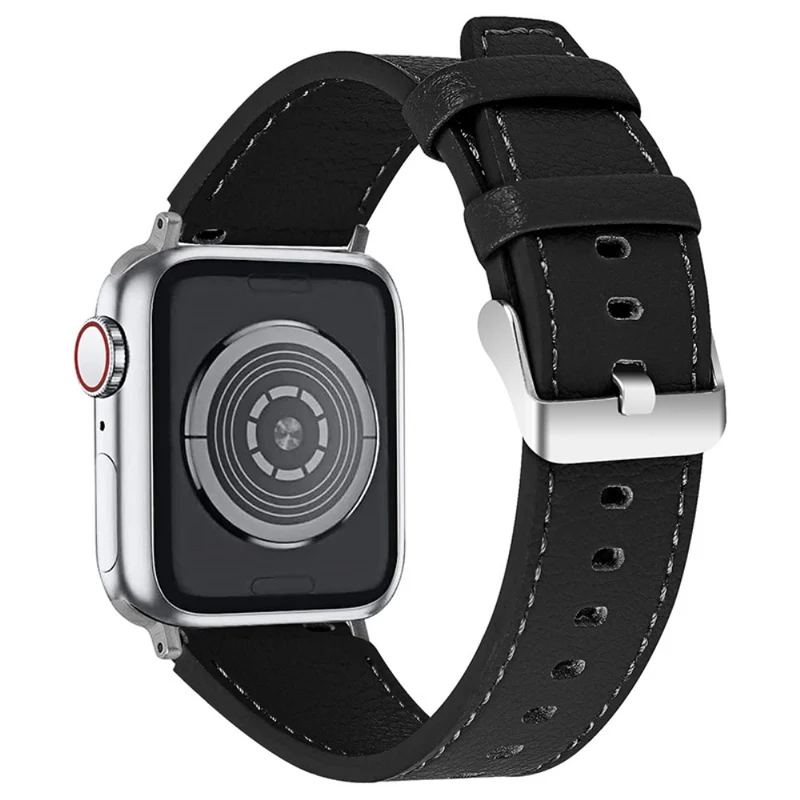 Zeitlos Apple Watch Series 7 41mm Echtes Leder armband